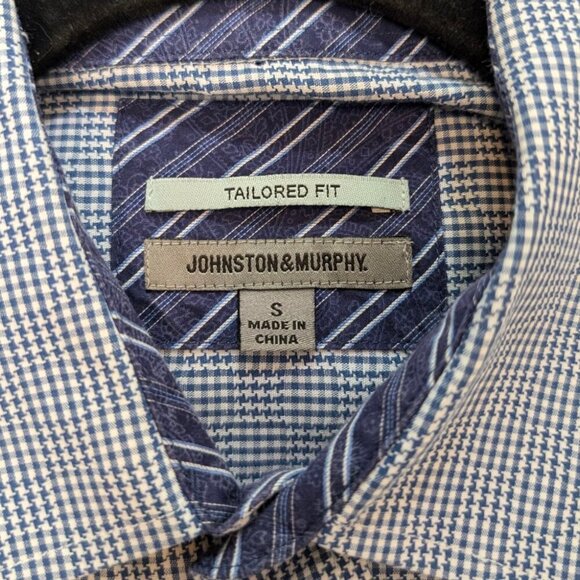 Johnston & Murphy Tailored Fit Plaid Shirt - Picture 5 of 6
